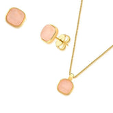 CONJUNTO SLIM DOURADO CABOCHÃO QUADRADO